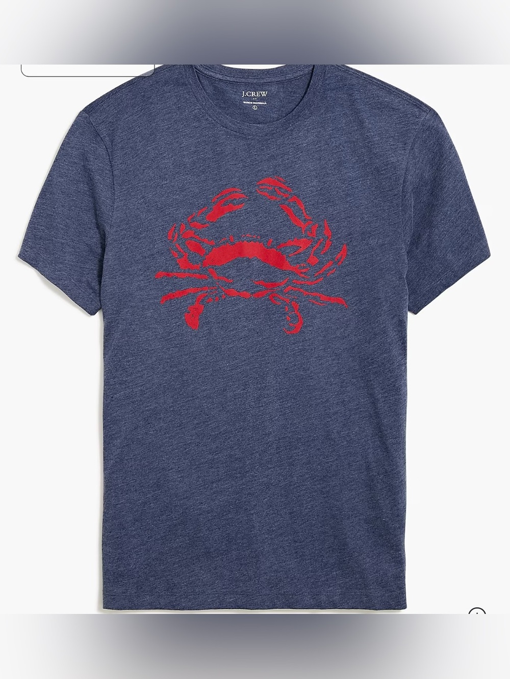 Crab graphic tee